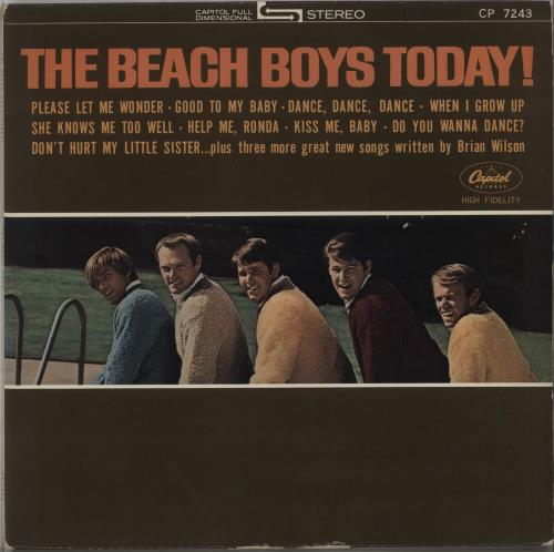 The Beach Boys The Beach Boys Today! Japanese vinyl LP album (LP